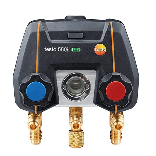 Smallest App Controlled Digital Manifold With Bluetooth And 2-Way Valve Block - Color: Black