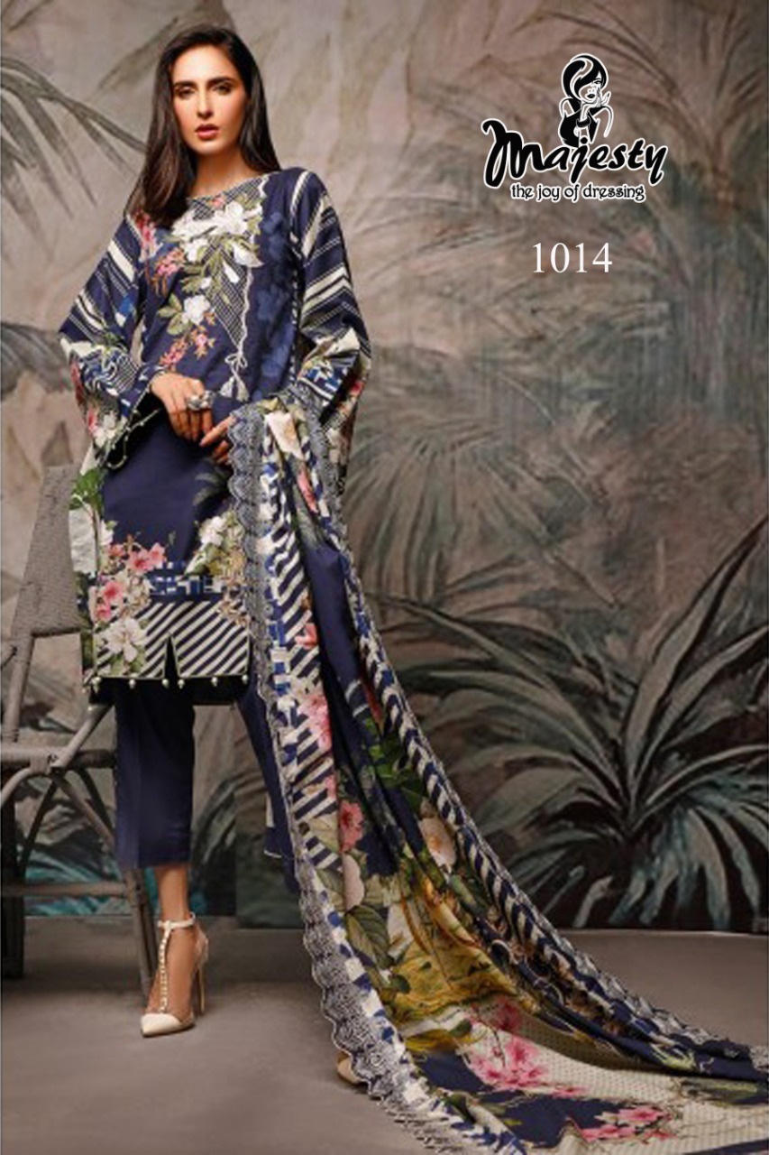 Majesty Firdous The Luxury Lawn Vol 2 Lawn Cotton Pakistani Suit Catalog
