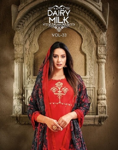 Angroop Dairymilk Vol 33 Cotton Printed Designer Dress Material Catalog