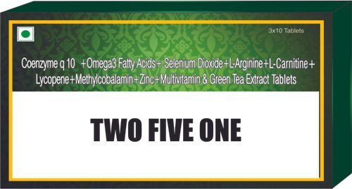 Coenzyme Q10 Omega 3 Fatty Acid Selenium Dioxide L Arginine L Carnitine Lycopene Methylcobalamin Tab