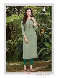 Ladies Flavour Serena Vol 3 Rayon With Embroidery Work Kurti Catalog