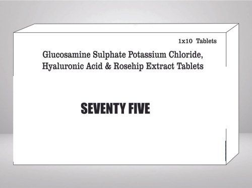 Glucosamine Sulphate Potassium Chloride Hyaluronic Acid & Rosehip Extract Tablet