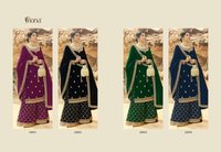 Fiona Shehnaaz Georgette With Embroidery Work Designer Suit Catalog