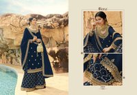 Fiona Shehnaaz Georgette With Embroidery Work Designer Suit Catalog