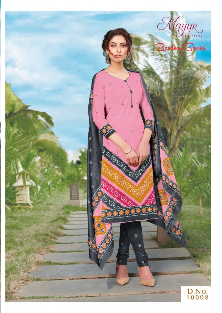 Mayur Bandhani Special Vol-10 Cotton Dress Material Catalog