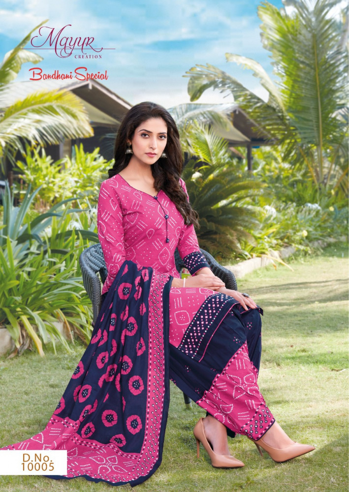 Mayur Bandhani Special Vol-10 Cotton Dress Material Catalog