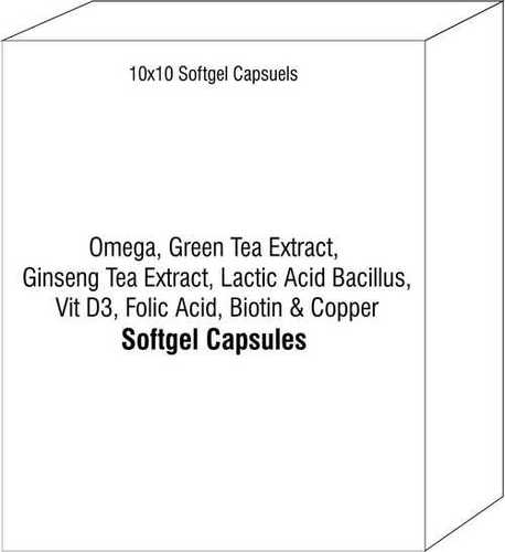 Omega Green Tea Extract Ginseng Tea Extract Lactic Acid Bacillus Vit D3 Folic Acid Biotin Copper