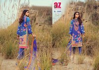 AL Zohaib Roohi Pure Lawn Cotton Pakistani Print Salwar Suits Catalog
