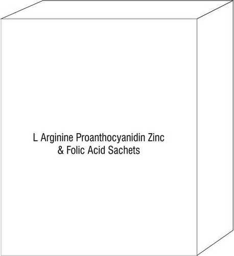 L Arginine Proanthocyanidin Zinc & FolicAcid Sachets