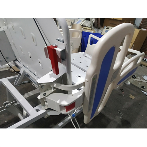 Electric Hospital Bed - Metal and Plastic, Foldable and Portable Design | Electric Powered Convenience for Patient Comfort