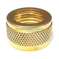 Cross Knurled Nut - Color: Golden