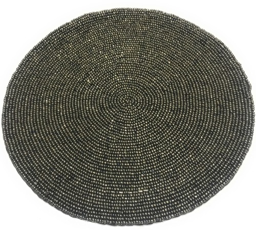 Glass Beads Antique Round Placement Coaster