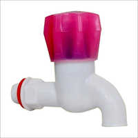 Crystal Pillar Water Bib Cock - Pp Material, 15mm Size, 4 Color Options | Heat-resistant, Durable Design For Bathrooms & Kitchens