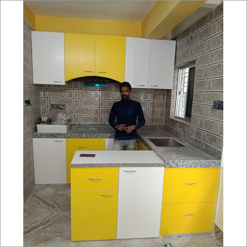 Pvc Modular Kitchen Counter Top Size: Customized