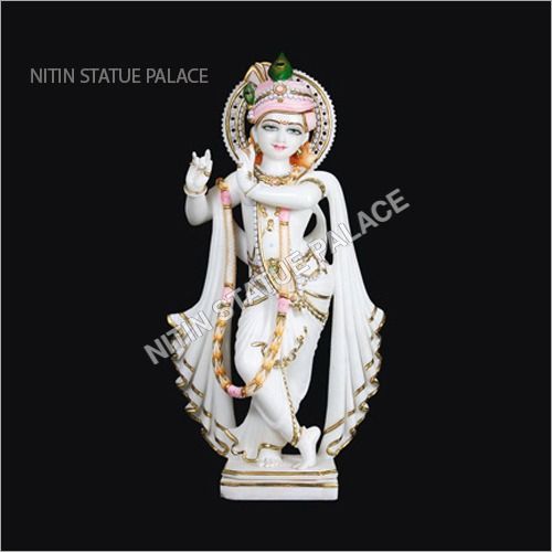 Marble Krishna Statue