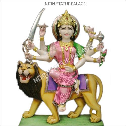 Marble Durga Statue