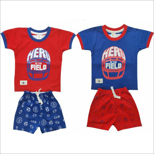 Boys Half Sleeves Cotton Baba Suits