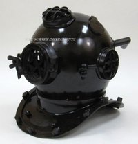 Black Antique Divers Helmet