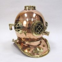 Copper and Brass Divers Helmet Mark Iv Special Edition