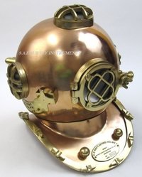 Copper Antique Divers Helmet Mark V