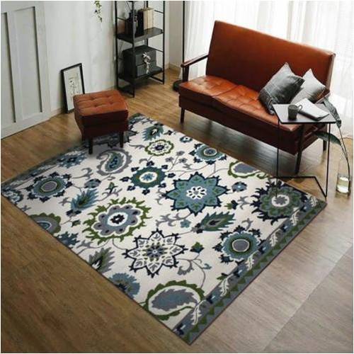 Keller Green Suzani Hand Tufted Carpet