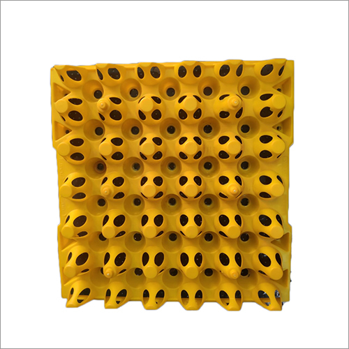 Pvc First Quality Yellow Double Egg Tray