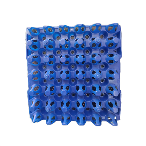 Blue Second Quality Double Egg Tray