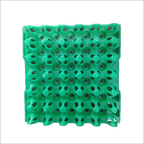 Pvc Second Quality Green Color Egg Tray