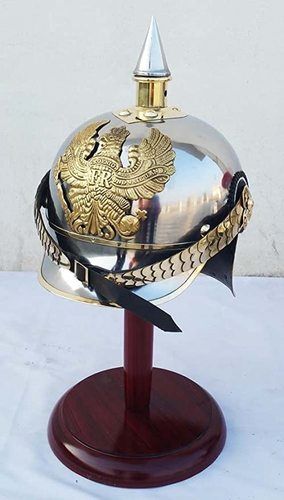 Prussian Helmet, German Pickelhaube Helmet WWI Helmet, WWII Helmet