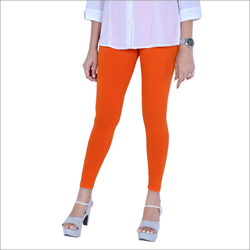 Ladies 100% Cotton Leggings - Casual Wear, Soft Breathable Fabric for All-Day Comfort