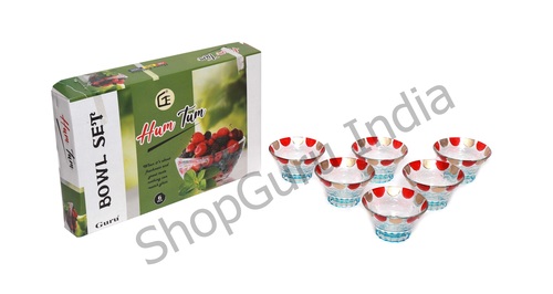 6 pcs Bowl Set Moon Deco