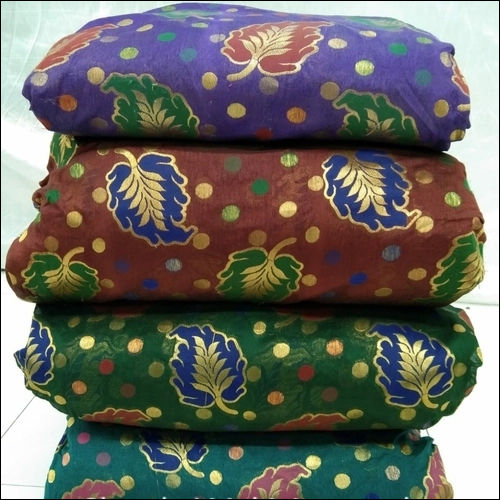 Washable Chanderi Multi Jacquard Fabrics