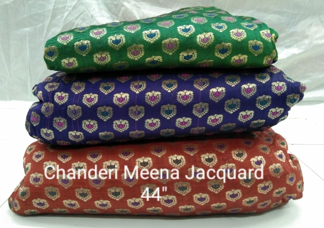 Chanderi Multi Jacquard Fabrics