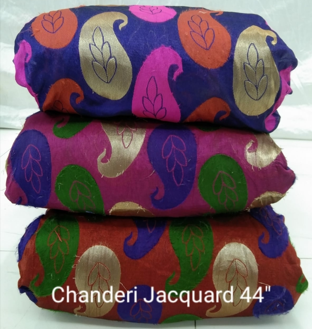 Chanderi Multi Jacquard Fabrics