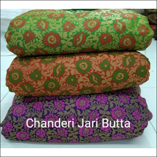 Chanderi Jari Butta Fabrics