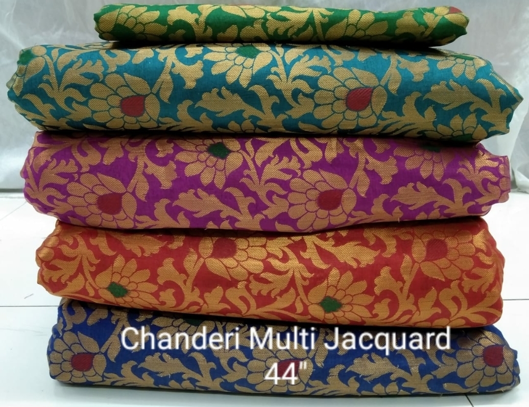 Chanderi Jari Butta Fabrics