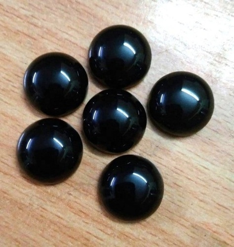 10mm Black Spinel Round Cabochon Loose Gemstones
