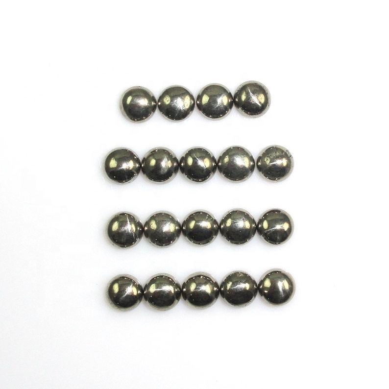 4mm Golden Pyrite Round Cabochon Loose Gemstones