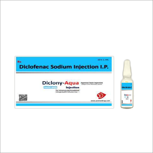 Diclofenac Sodium Injection IP - Pharmaceutical Grade Antibiotic | Dosage as Per Doctor Instructions, Store in Dry Place