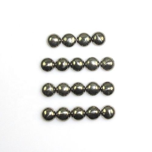 5mm Golden Pyrite Round Cabochon Loose Gemstones