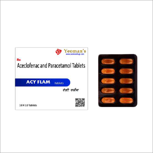 Aceclofenac And Paracetamol Tablets General Medicines