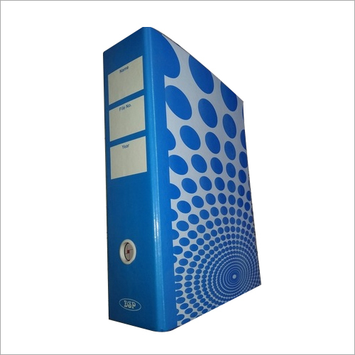 Laminated Box File - Cardboard Material, 35x63 CM Dimensions | Features Steel Clip Binding, Ideal for Office Paper Filing, Lever Arch Mechanism