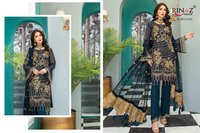 Rinaz Fashion Maryams Gold Vol 8 Georgette With Embroidery Work Pakistani Suit Catalog
