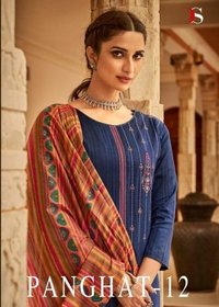 Deepsy Suit Panghat Vol 12 Jam Cotton Print With Embroidery Work Dress Material Catalog