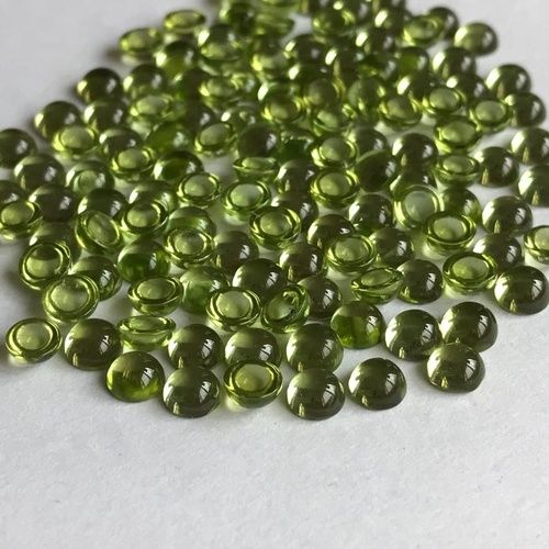 4mm Peridot Round Cabochon Loose Gemstones