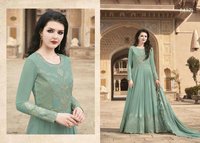 Raazi Almas Georgette Designer Anarkali SuitCatalog Collection