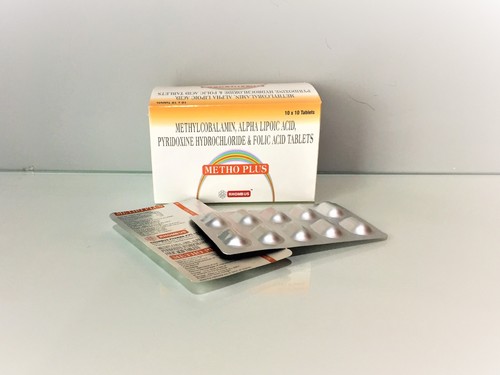 Methylcobalamin, .Alpha Lipoic Acid, .Vitamin B6 3 mg.Folic Acid