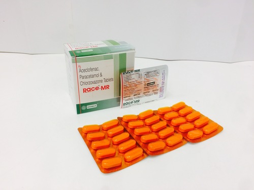 Aceclofenac, Paracetamol & Chlorzoxazone
