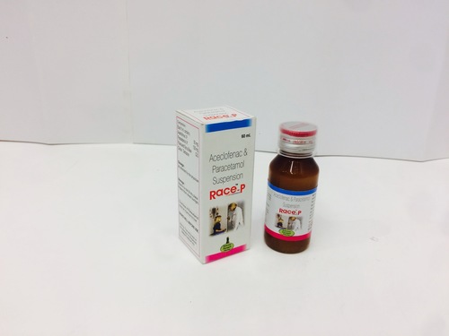 Aceclofenac 50 mg & Paracetamol 125 mg/5 ml By RHOMBUS PHARMA PVT. LTD.