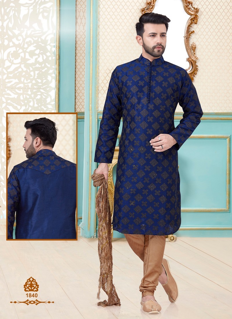 Festive Wear Mens Vol 1 Designer Kurta Payjama Mens Wear Catalog Collection